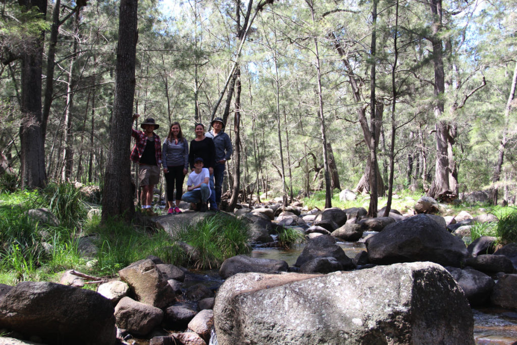 Hiking in the outback with the Meetup crew