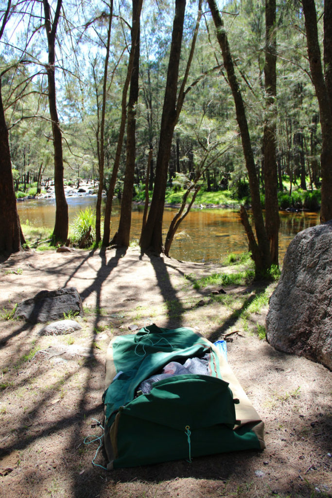 An Aussie "swag" AKA bivy sack