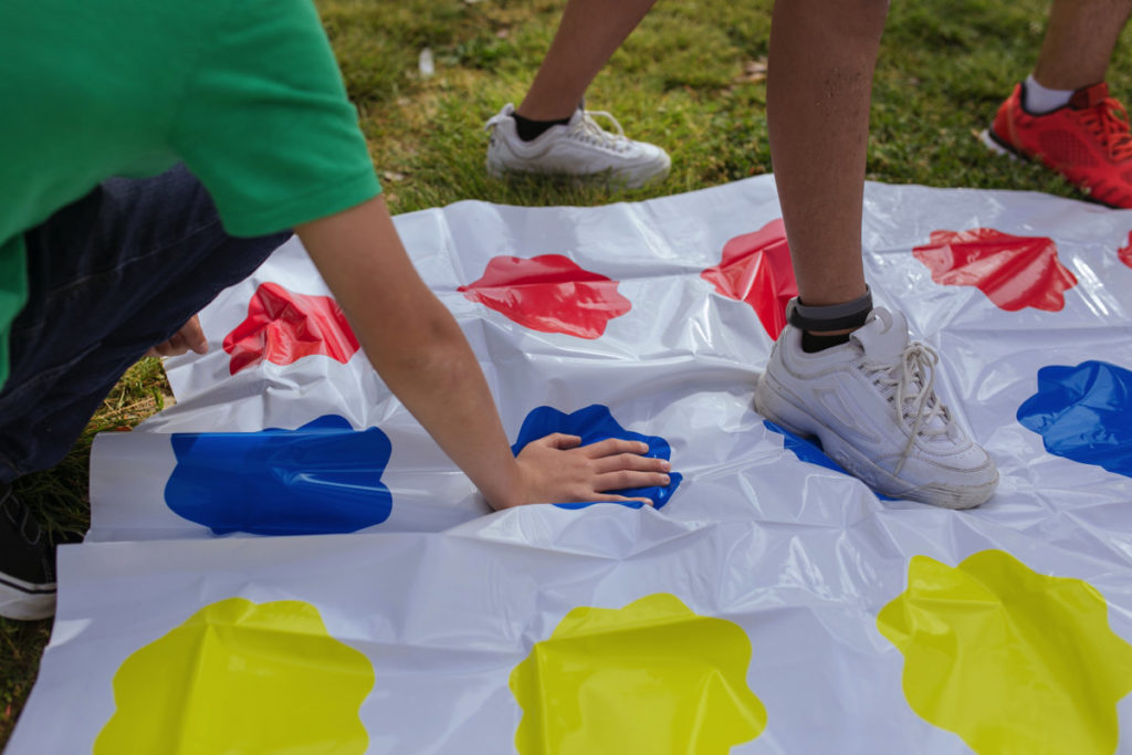 playing twister