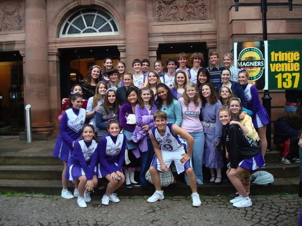 The cast of High School Musical at the Fringe Festival