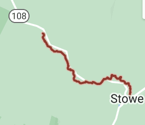 the Stowe Recreation Path shown on Google Maps