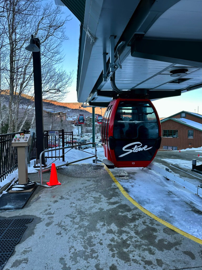 The Over Easy Gondola at Stowe Mountain Ski Resort