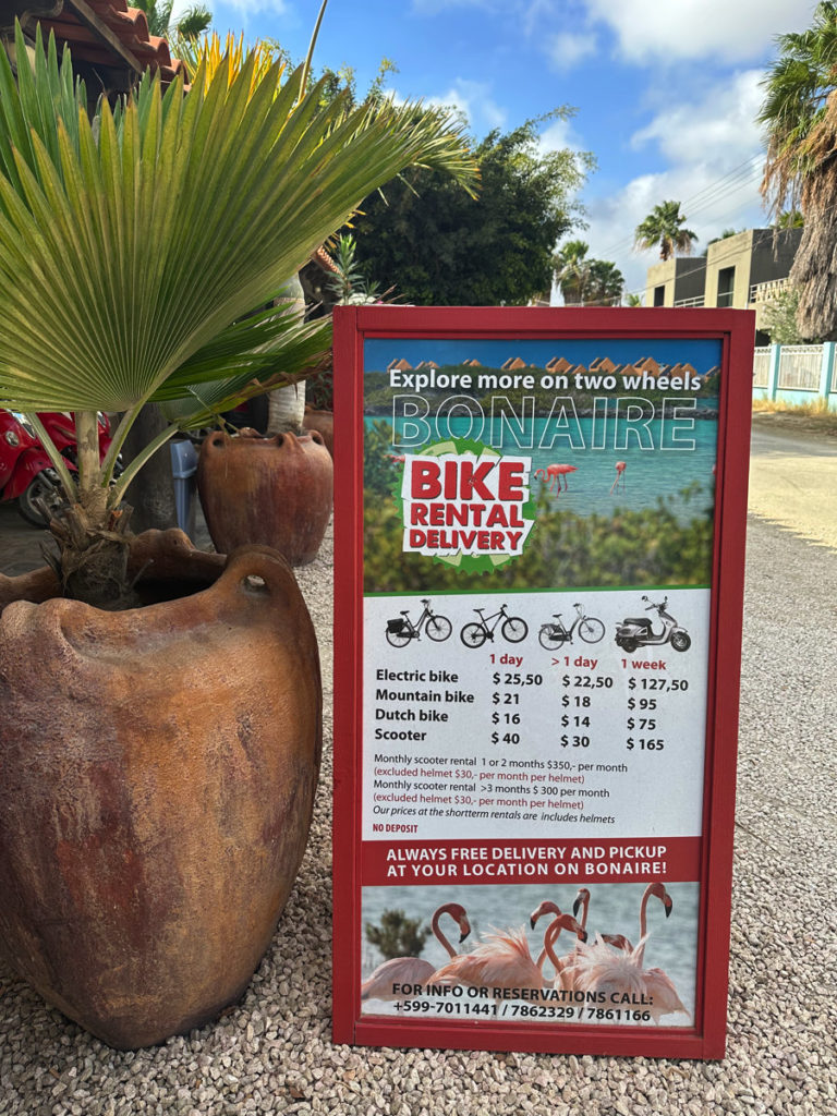 Bonaire Bike Rental Delivery