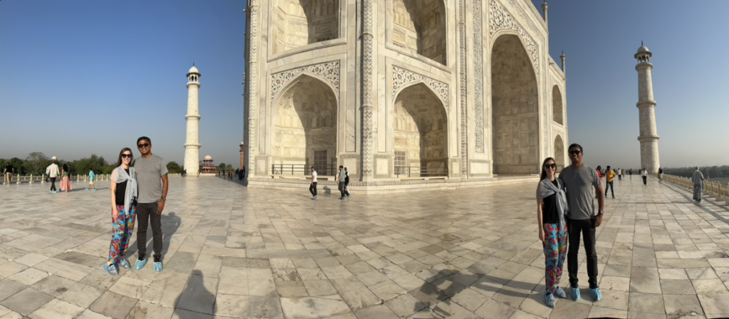 Seeing Double - Panorama of the Taj Mahal