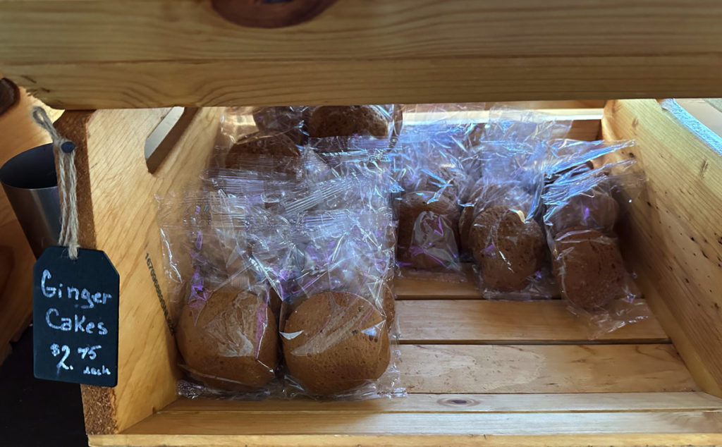 Ginger cakes from the Raleigh Tavern Bakery in Williamsburg, VA