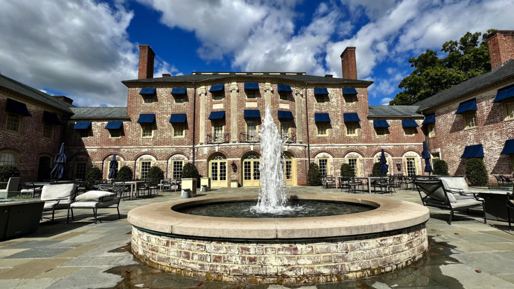 The Social Terrace at the Williamsburg Inn