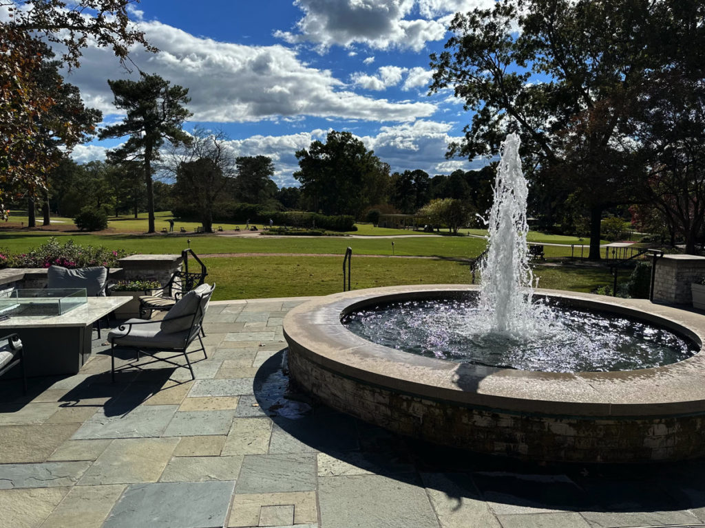 The Social Terrace at the Williamsburg Inn