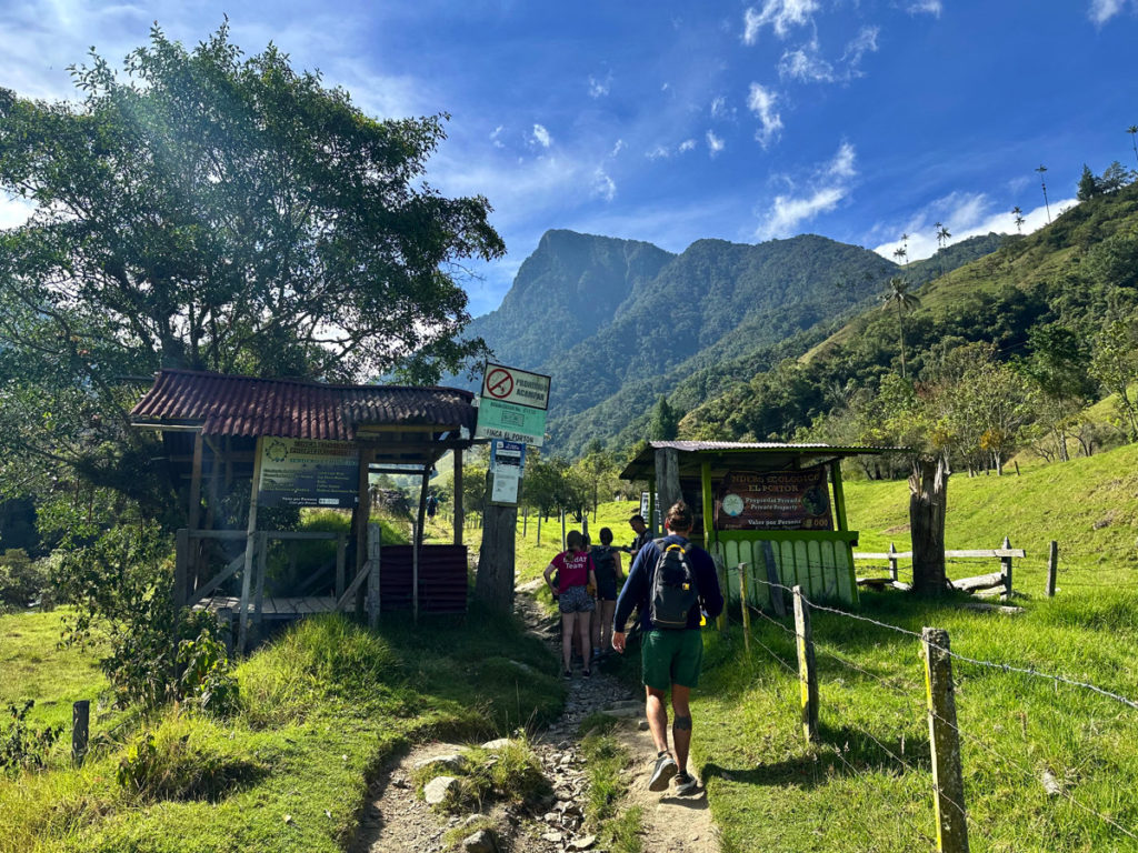 Entrance to Finca el Porton Propiedad Privada