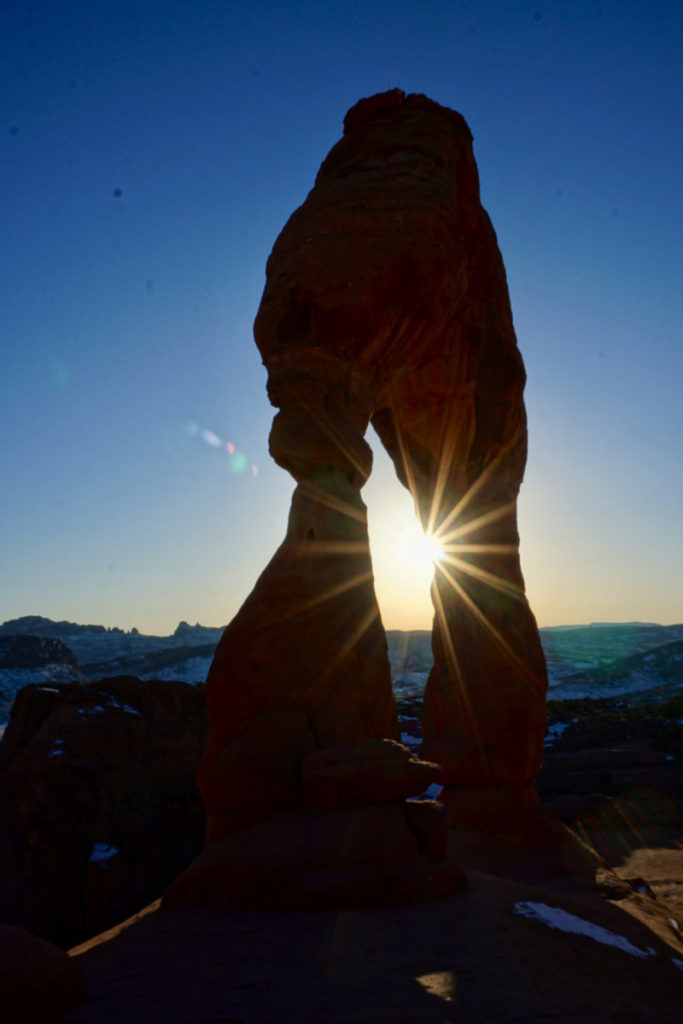 Delicate Arch at sunset