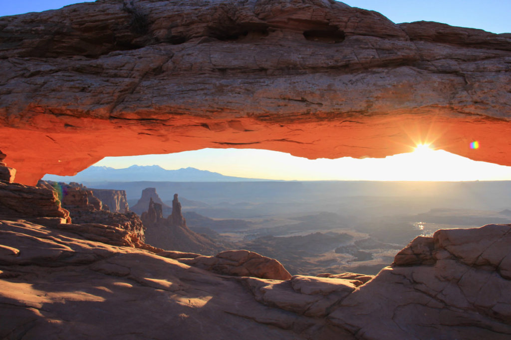 Sunrise at Mesa Arch in Canyonlands National Park