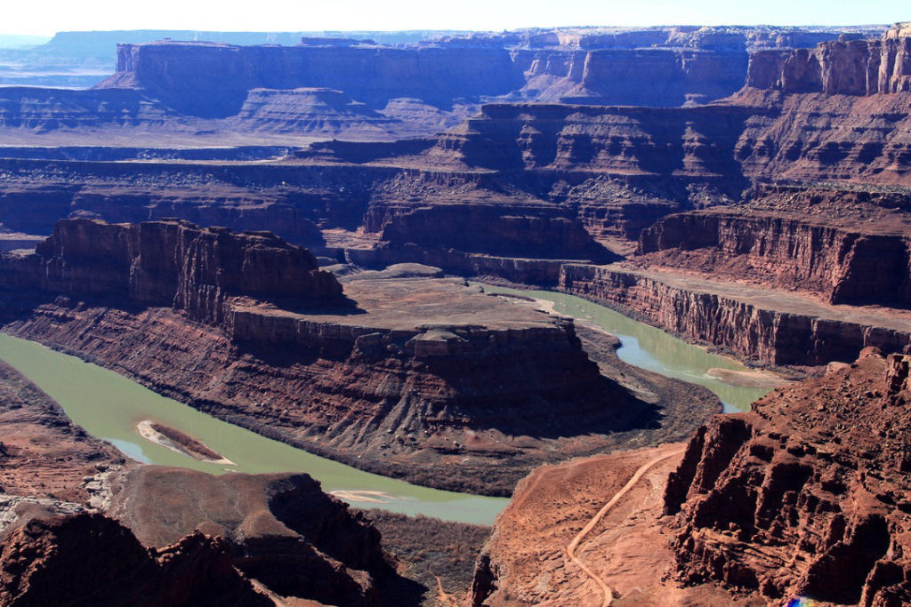 The Colorado River seen from Dead Horse Point Overlook in Dead Horse State Park